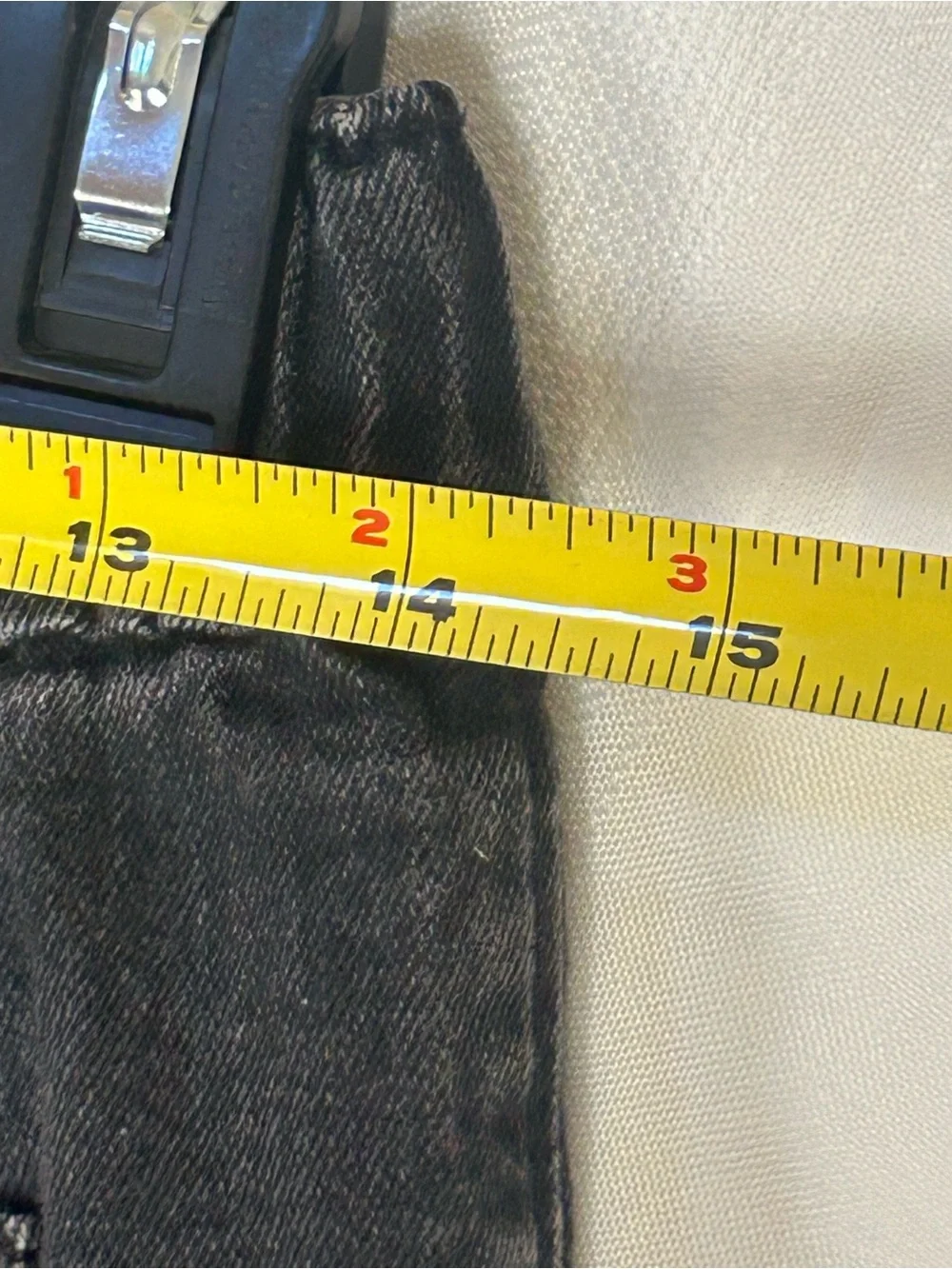 Boys XL Old Navy Black/Gray Relaxed Drawstring Denim style pants elastic waist.